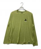 Patagoniaパタゴニア）の古着「ロングスリーブ・キャプリーン・クール・デイリー・グラフィック・シャツ」｜黄緑