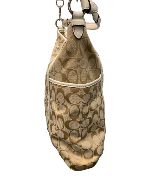 COACH（コーチ）COACH (コーチ) 2WAYショルダーバッグ ベージュの古着・服飾アイテム