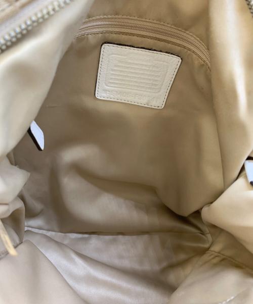 COACH（コーチ）COACH (コーチ) 2WAYショルダーバッグ ベージュの古着・服飾アイテム