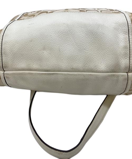 COACH（コーチ）COACH (コーチ) 2WAYショルダーバッグ ベージュの古着・服飾アイテム