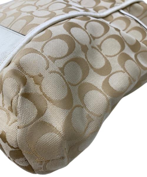 COACH（コーチ）COACH (コーチ) 2WAYショルダーバッグ ベージュの古着・服飾アイテム