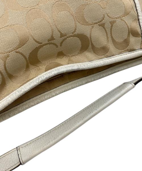 COACH（コーチ）COACH (コーチ) 2WAYショルダーバッグ ベージュの古着・服飾アイテム