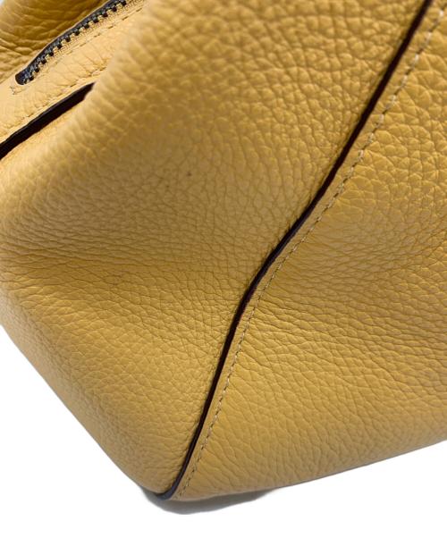 COACH（コーチ）COACH (コーチ) 2WAYショルダーバッグ イエロー×ブラウンの古着・服飾アイテム