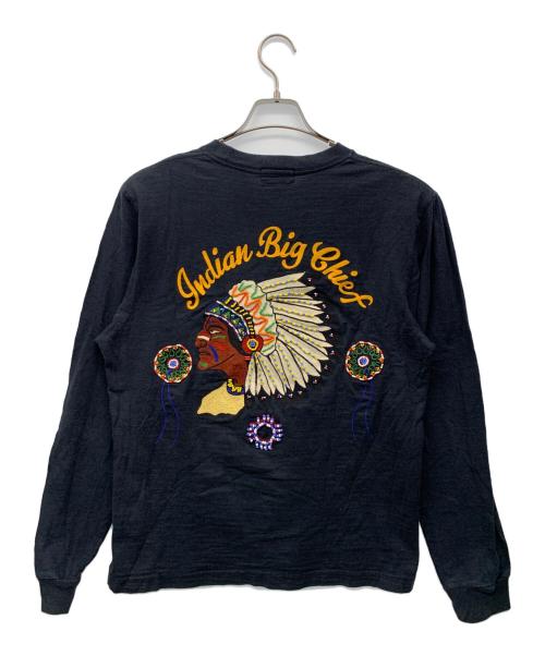 INDIAN MOTORCYCLE（インディアンモーターサイクル）INDIAN MOTORCYCLE (インディアンモーターサイクル) カットソー ブラック サイズ:Mの古着・服飾アイテム