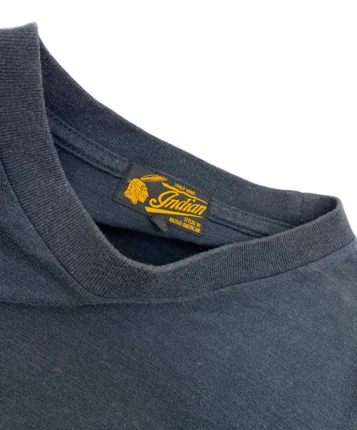 INDIAN MOTORCYCLE（インディアンモーターサイクル）INDIAN MOTORCYCLE (インディアンモーターサイクル) カットソー ブラック サイズ:Mの古着・服飾アイテム