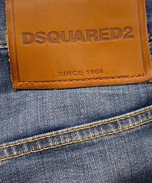 DSQUARED2（ディースクエアード）DSQUARED2 (ディースクエアード) スキニーデニムパンツ ネイビー サイズ:42の古着・服飾アイテム