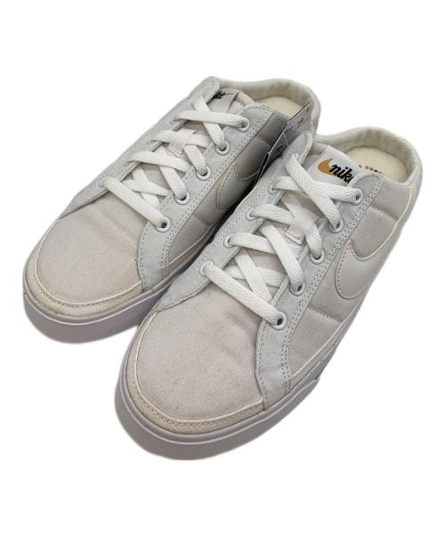 NIKE（ナイキ）NIKE (ナイキ) コート レガシー ミュール ホワイト サイズ:25.5 未使用品の古着・服飾アイテム