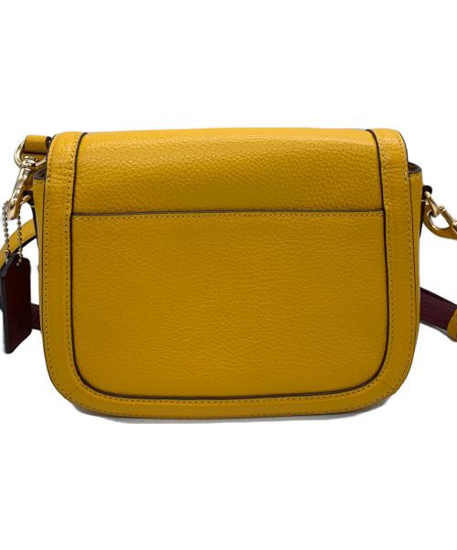 COACH（コーチ）COACH (コーチ) サドル バッグ ウィズ ホース アンド キャリッジ イエローの古着・服飾アイテム