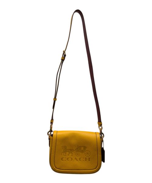 COACH（コーチ）COACH (コーチ) サドル バッグ ウィズ ホース アンド キャリッジ イエローの古着・服飾アイテム