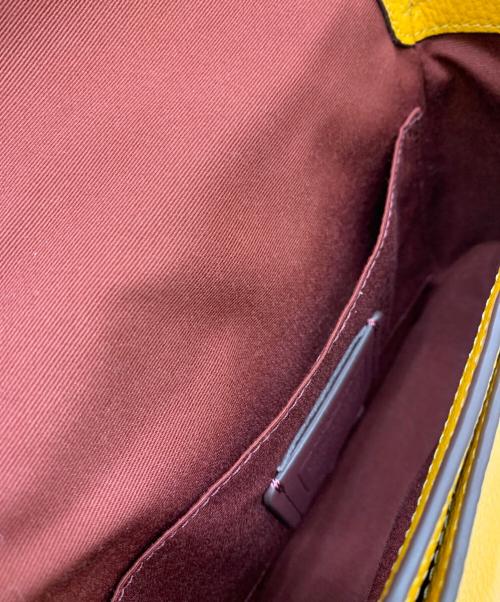 COACH（コーチ）COACH (コーチ) サドル バッグ ウィズ ホース アンド キャリッジ イエローの古着・服飾アイテム