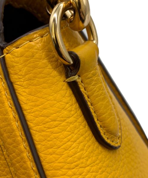 COACH（コーチ）COACH (コーチ) サドル バッグ ウィズ ホース アンド キャリッジ イエローの古着・服飾アイテム