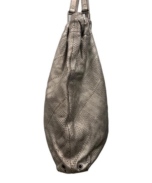 BURBERRY（バーバリー）BURBERRY (バーバリー) トートバッグ シルバーの古着・服飾アイテム