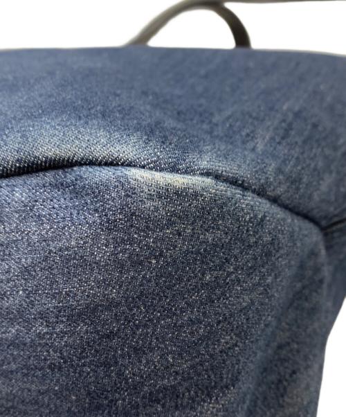 PRADA（プラダ）PRADA (プラダ) 2WAYハンドバッグ ネイビー×カーキの古着・服飾アイテム