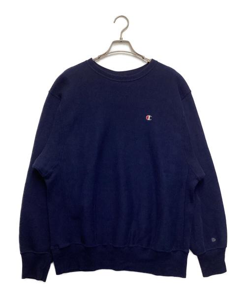Champion REVERSE WEAVE（チャンピオン リバース ウィーブ）Champion REVERSE WEAVE (チャンピオン リバース ウィーブ) スウェット ネイビー サイズ:XLの古着・服飾アイテム