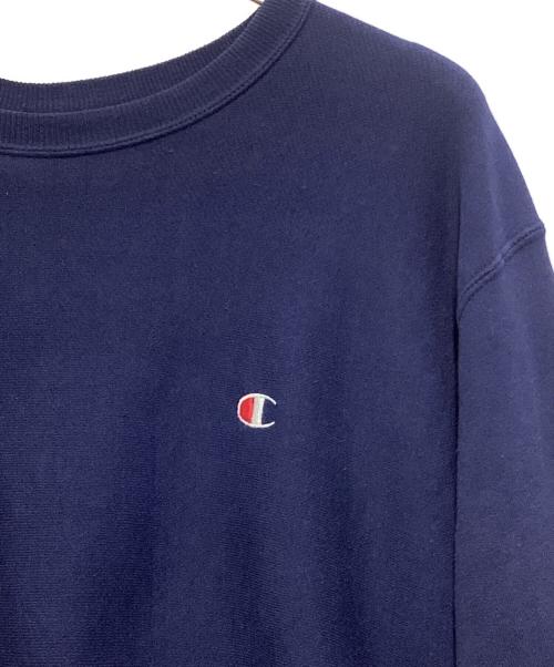 Champion REVERSE WEAVE（チャンピオン リバース ウィーブ）Champion REVERSE WEAVE (チャンピオン リバース ウィーブ) スウェット ネイビー サイズ:XLの古着・服飾アイテム