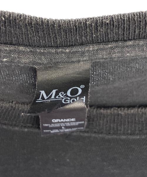 M&OGold（M&OGold）M&OGold (M&OGold) バンドTシャツ ブラック サイズ:Lの古着・服飾アイテム