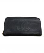 CHANELシャネル）の古着「長財布」｜ブラック