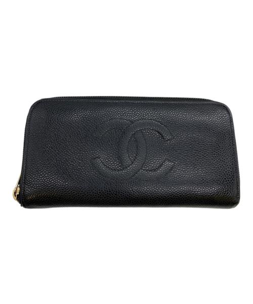 CHANEL（シャネル）CHANEL (シャネル) 長財布 ブラックの古着・服飾アイテム