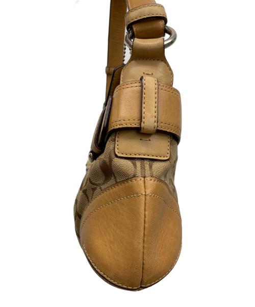 COACH（コーチ）COACH (コーチ) ハンドバッグ ベージュの古着・服飾アイテム