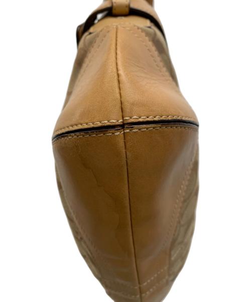 COACH（コーチ）COACH (コーチ) ハンドバッグ ベージュの古着・服飾アイテム