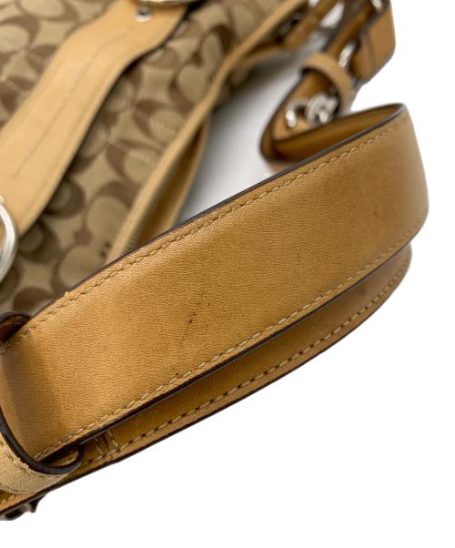 COACH（コーチ）COACH (コーチ) ハンドバッグ ベージュの古着・服飾アイテム