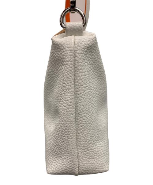 KITAMURA（キタムラ）KITAMURA (キタムラ) ショルダーバッグ ホワイト×オレンジの古着・服飾アイテム