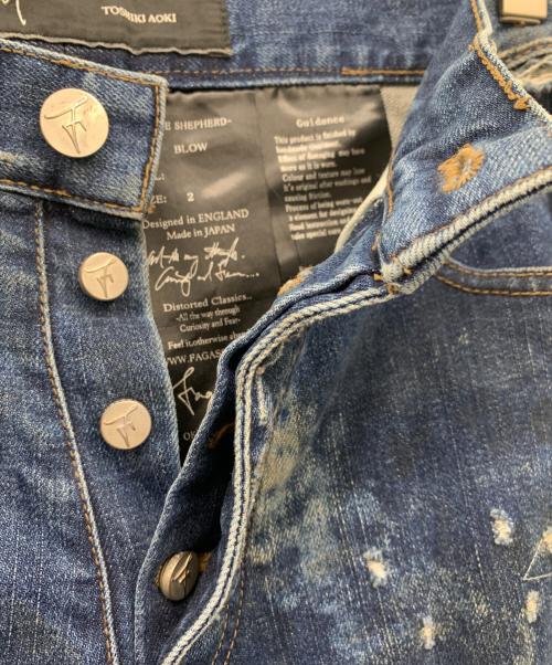 TOSHIKI AOKI（トシキアオキ）TOSHIKI AOKI (トシキアオキ) FAGASSENT (ファガッセン) デニムパンツ ネイビー サイズ:2の古着・服飾アイテム