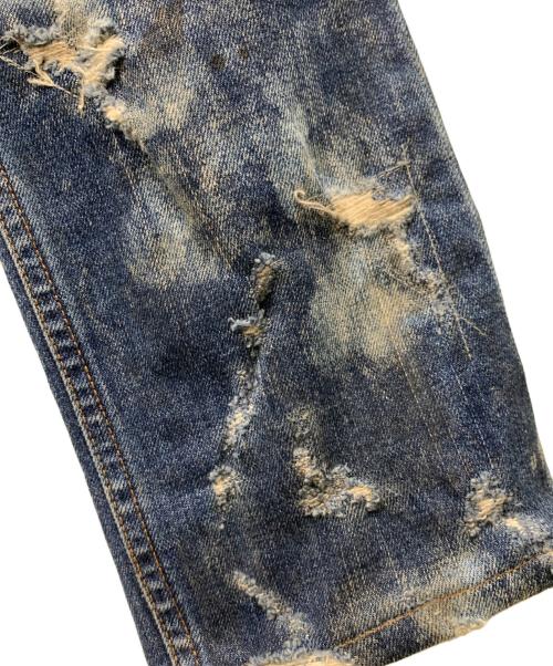 TOSHIKI AOKI（トシキアオキ）TOSHIKI AOKI (トシキアオキ) FAGASSENT (ファガッセン) デニムパンツ ネイビー サイズ:2の古着・服飾アイテム