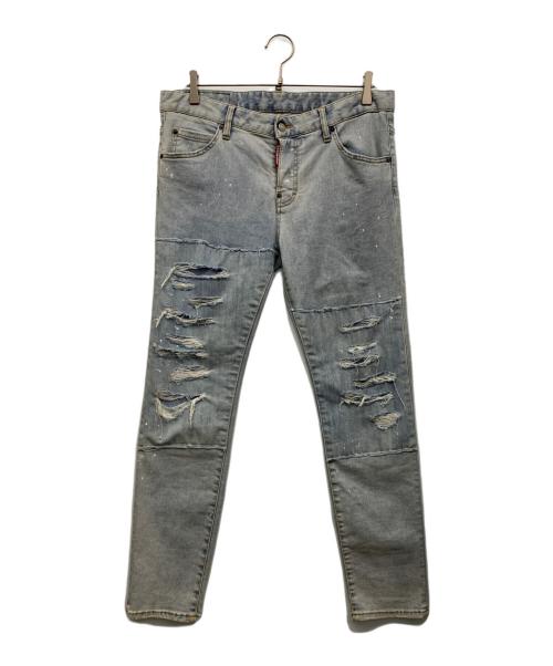 DSQUARED2（ディースクエアード）DSQUARED2 (ディースクエアード) デニムパンツ インディゴ サイズ:40の古着・服飾アイテム