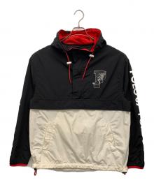POLO RALPH LAUREN（ポロ・ラルフローレン）の古着「P-WING GRAPHIC PULLOVER JACKET」｜ブラック×ホワイト×レッド