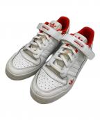 adidasアディダス）の古着「ローカットスニーカー」｜ホワイト×レッド