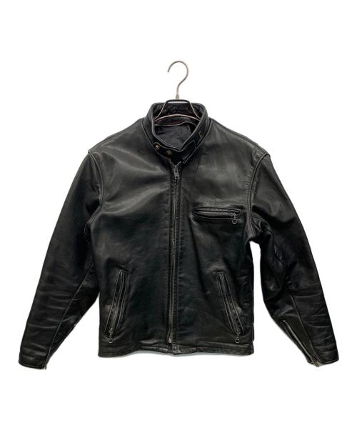Schott（ショット）Schott (ショット) ライダースジャケット ブラック サイズ:38の古着・服飾アイテム