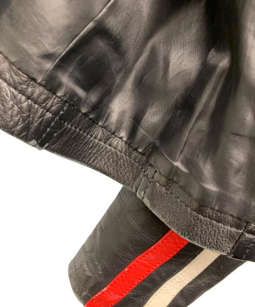 Liugoo Leathers（リューグーレザーズ）LIUGOO LEATHERS (リューグーレザーズ) ライダースジャケット ブラック サイズ:-の古着・服飾アイテム