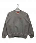 SUPREMEシュプリーム）の古着「スモールボックスロゴスウェット」｜グレー