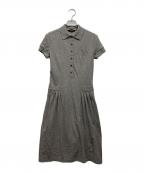 BURBERRY LONDONバーバリーロンドン）の古着「半袖ワンピース」｜グレー