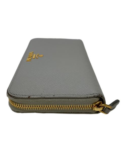 PRADA（プラダ）PRADA (プラダ) 長財布 グレーの古着・服飾アイテム