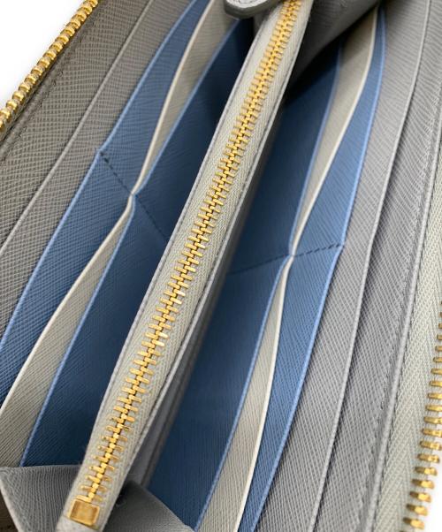 PRADA（プラダ）PRADA (プラダ) 長財布 グレーの古着・服飾アイテム