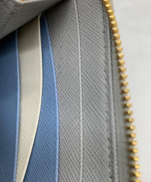 PRADA（プラダ）PRADA (プラダ) 長財布 グレーの古着・服飾アイテム