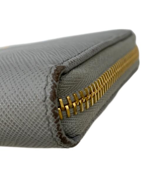 PRADA（プラダ）PRADA (プラダ) 長財布 グレーの古着・服飾アイテム