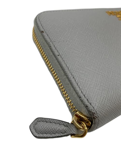 PRADA（プラダ）PRADA (プラダ) 長財布 グレーの古着・服飾アイテム
