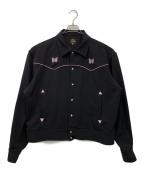 Needlesニードルズ）の古着「パイピングカウボーイジャケット」｜ブラック×ピンク