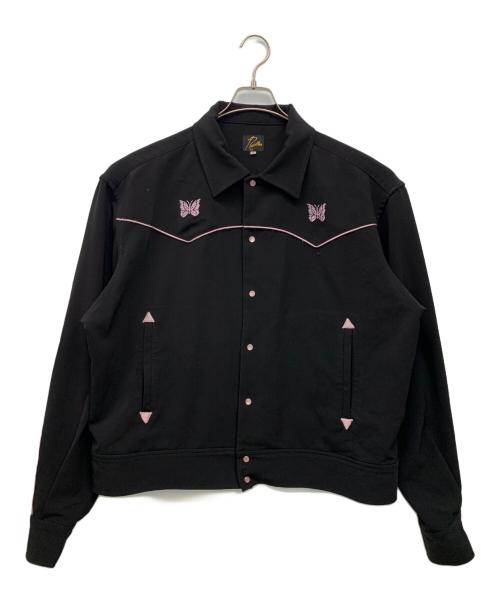 Needles（ニードルズ）Needles (ニードルズ) パイピングカウボーイジャケット ブラック×ピンク サイズ:XLの古着・服飾アイテム
