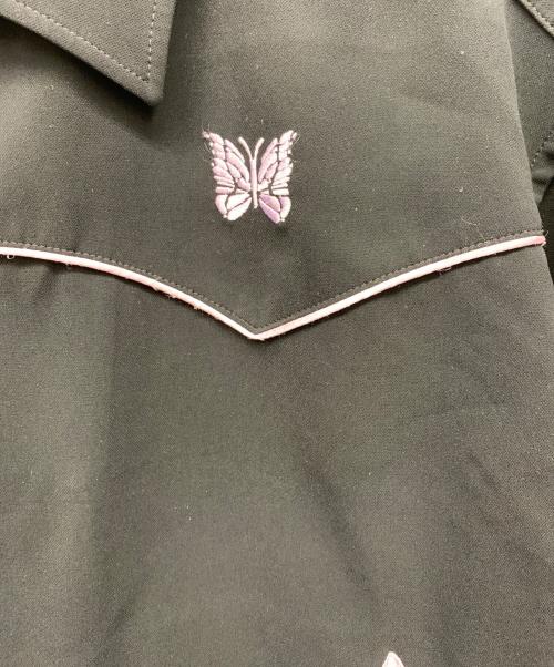 Needles（ニードルズ）Needles (ニードルズ) パイピングカウボーイジャケット ブラック×ピンク サイズ:XLの古着・服飾アイテム
