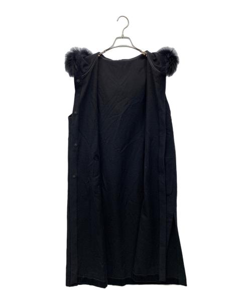 JEAN LOUIS SCHERRER（ジャンルイ シェレル）JEAN LOUIS SCHERRER (ジャンルイ シェレル) ジレ ブラック サイズ:Lの古着・服飾アイテム