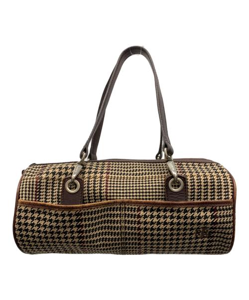 RALPH LAUREN（ラルフローレン）RALPH LAUREN (ラルフローレン) ハンドバッグ ブラウンの古着・服飾アイテム