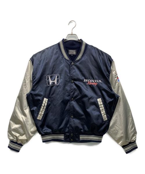 HONDA COLLECTION（HONDA COLLECTION）HONDA COLLECTION (HONDA COLLECTION) スタジャン ネイビーの古着・服飾アイテム