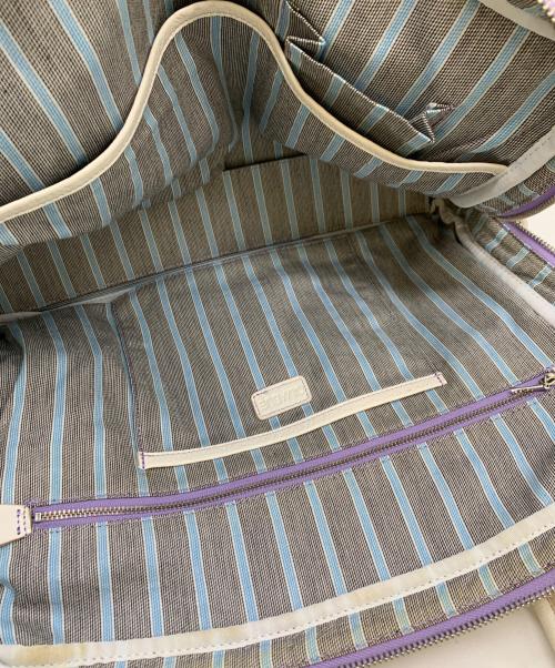 CIMABUE（チマブエ）CIMABUE (チマブエ) レザートートバッグ ホワイトの古着・服飾アイテム