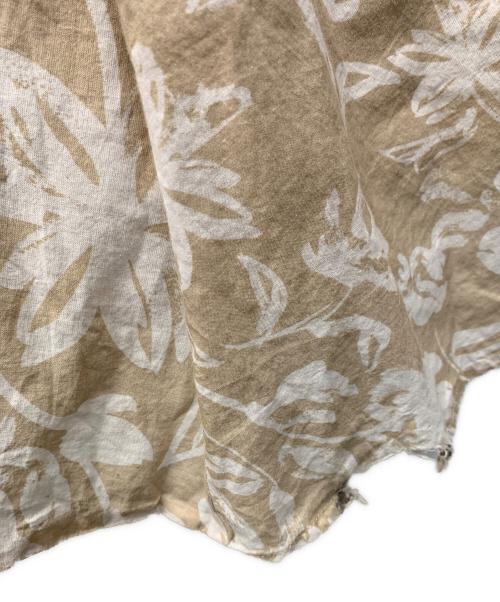 MARIHA（マリハ）MARIHA (マリハ) ノースリーブワンピース アイボリー×ホワイト サイズ:38の古着・服飾アイテム