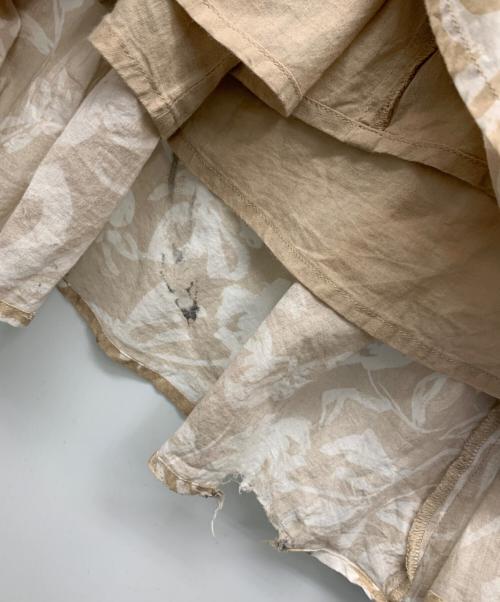 MARIHA（マリハ）MARIHA (マリハ) ノースリーブワンピース アイボリー×ホワイト サイズ:38の古着・服飾アイテム