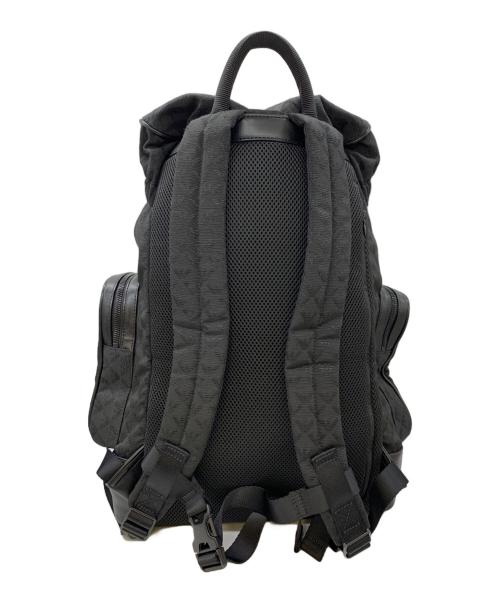 EMPORIO ARMANI（エンポリオアルマーニ）EMPORIO ARMANI (エンポリオアルマーニ) バックパック ブラックの古着・服飾アイテム